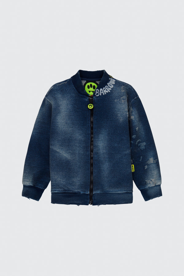 Barrow Kids Denim Bomber College