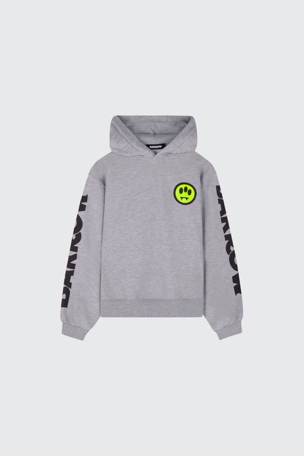 UNISEX HOODIE - LIGHT GREY MELANGE - F4BWUAHS145-107