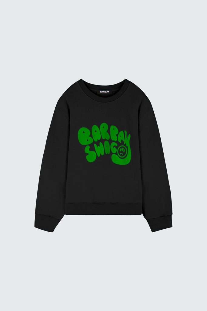 Barrow Flock Print Sweatshirt