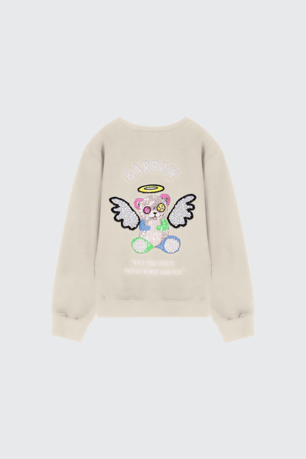 Barrow sweatshirt  'Angel' with embroidery jewel