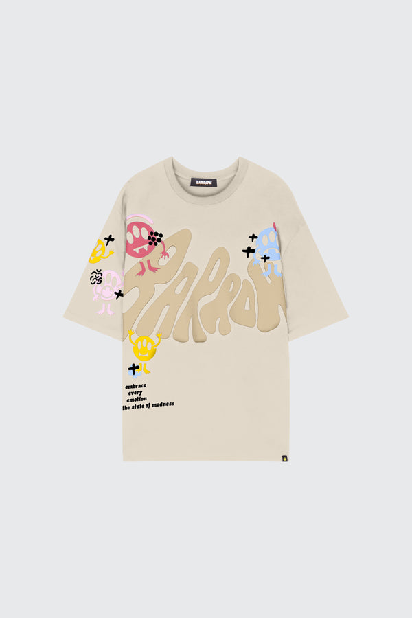 Barrow T-shirt with Flock print