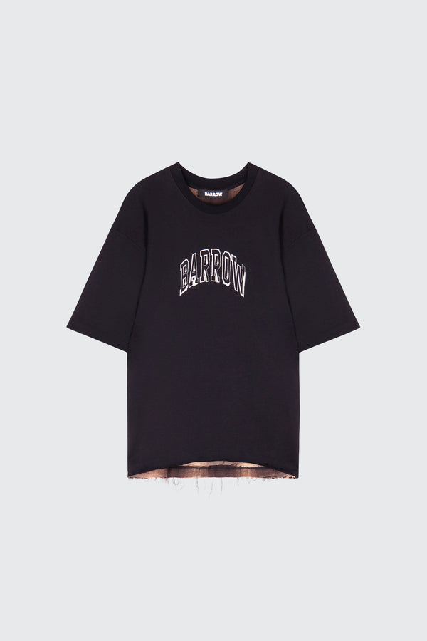 Barrow Double-sided check T-shirt