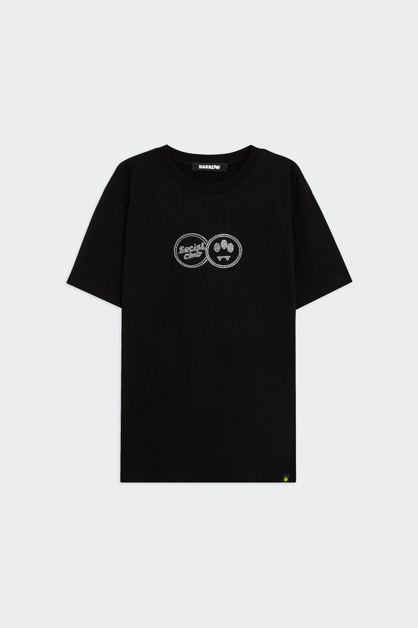 UNISEX JERSEY T-SHIRT - BLACK/BLACK - F4BWUATH157-110