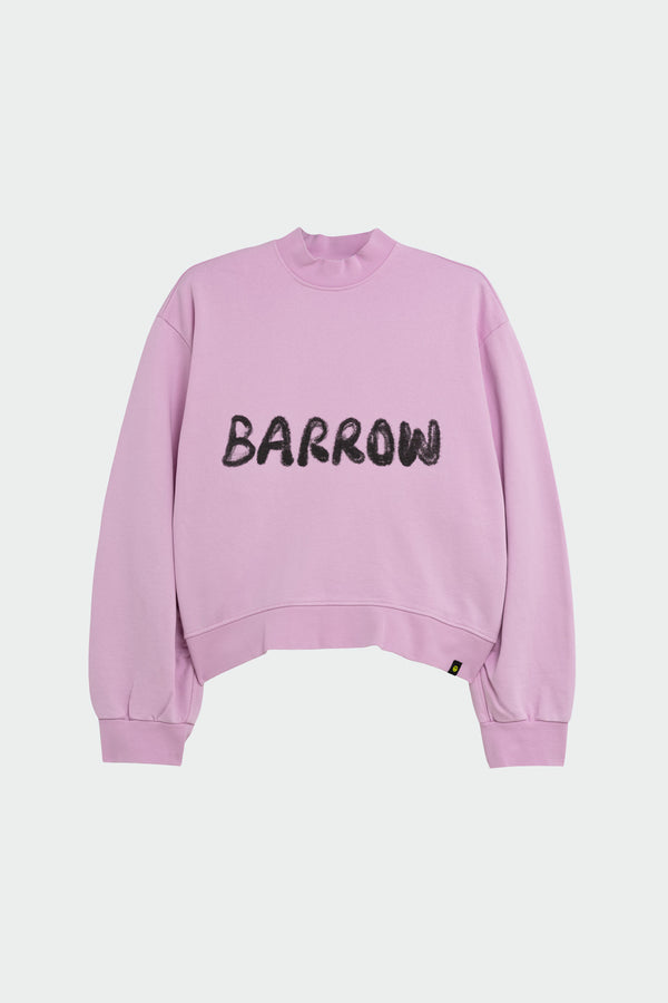 Barrow Felpa Cropped Con Stampa