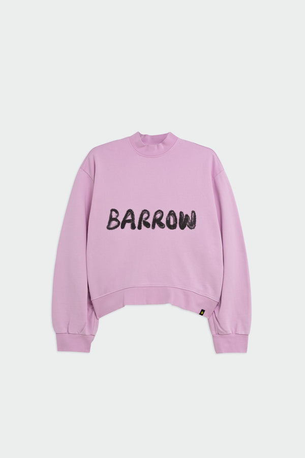 Barrow Felpa Cropped Con Stampa