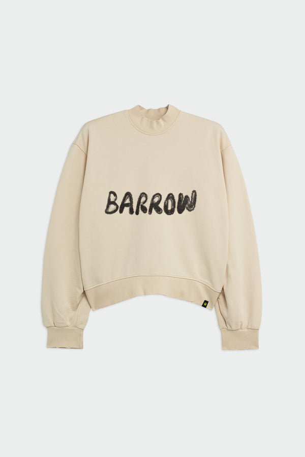 Barrow Felpa Cropped Con Stampa