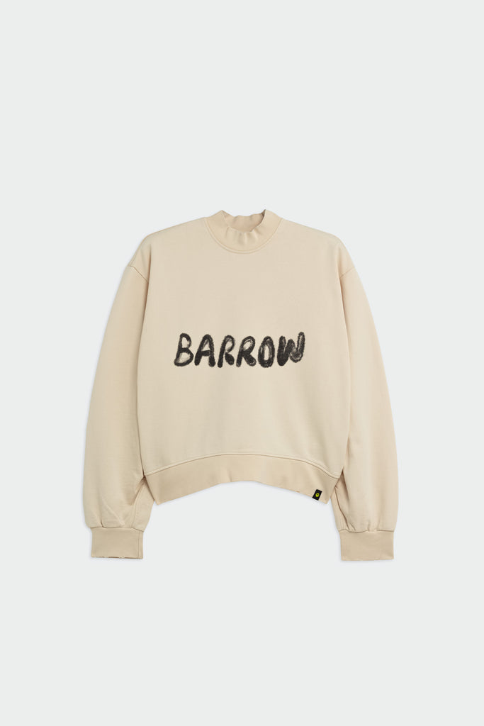 Barrow Felpa Cropped Con Stampa