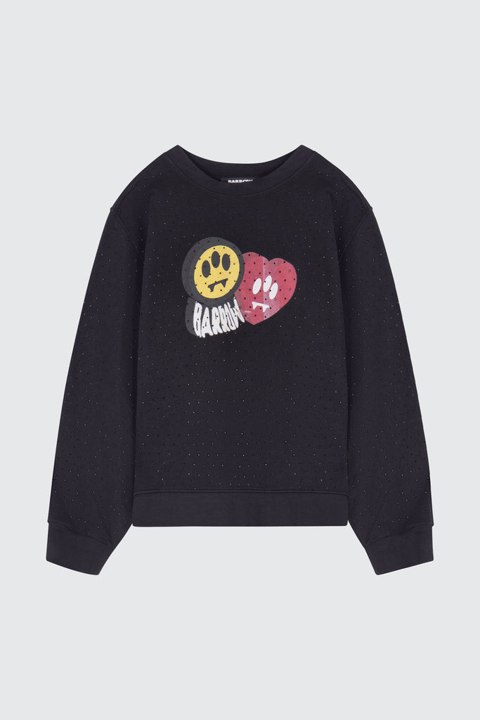 Barrow Sweatshirt Rhinestone Crew neck