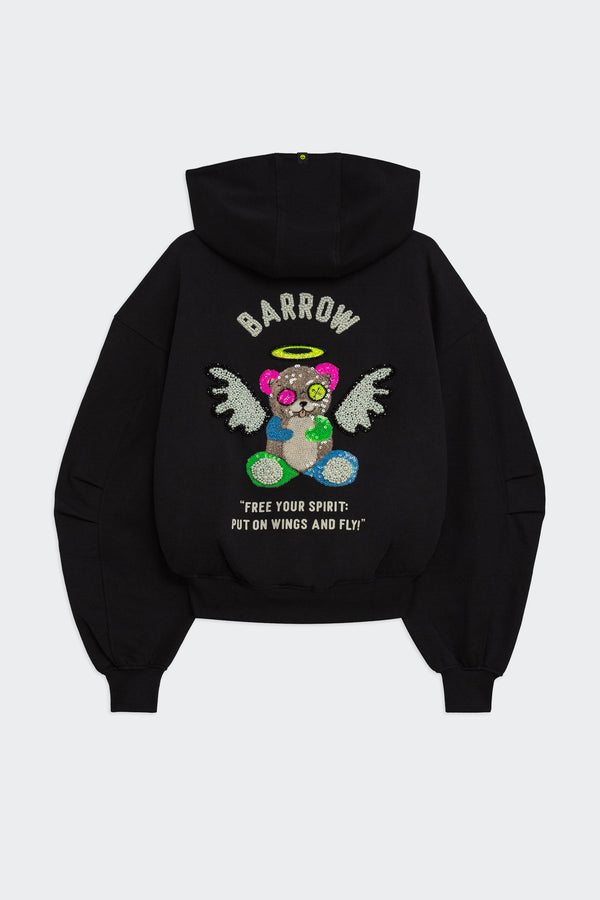 Barrow 'Angel' Jewel Embroidery Hoodie