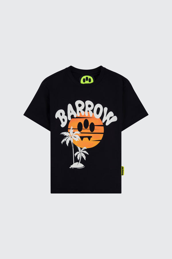 Jersey T-shirt with Barrow print